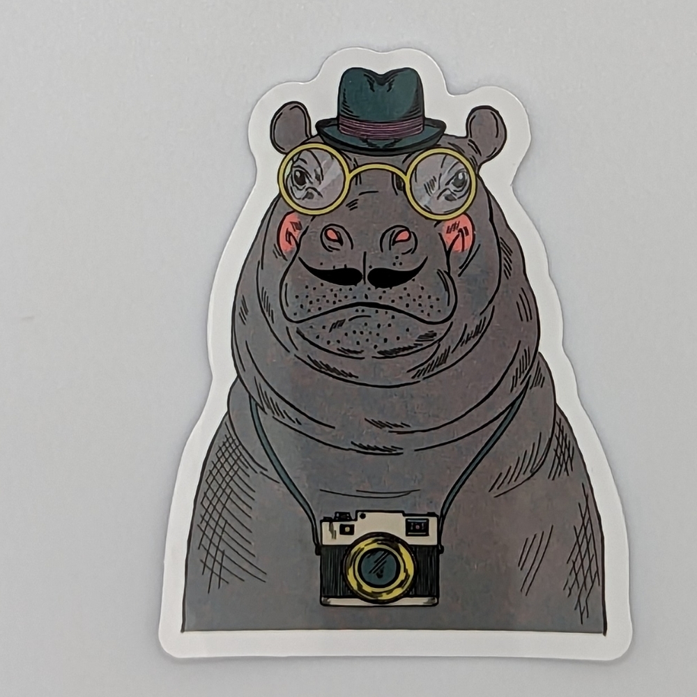 Hippopotamus Sticker